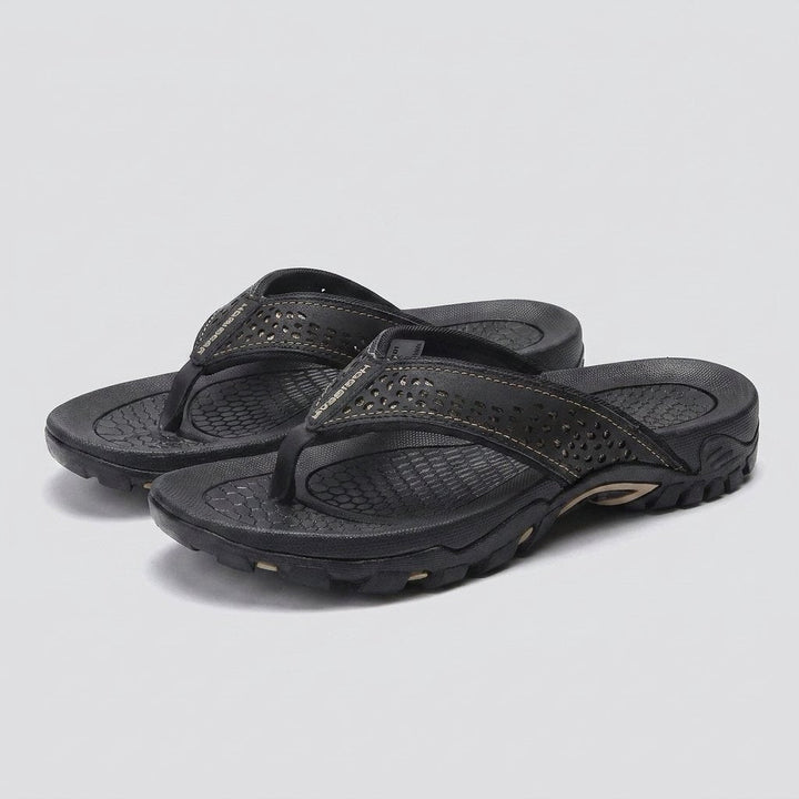 Maverick | Mens Flip Flops Arch Support, Water-Resistant, Slip-On Design