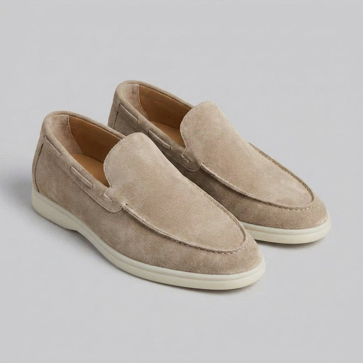 Maverick | Mens Loafers Frosted Suede, Slip-On Design