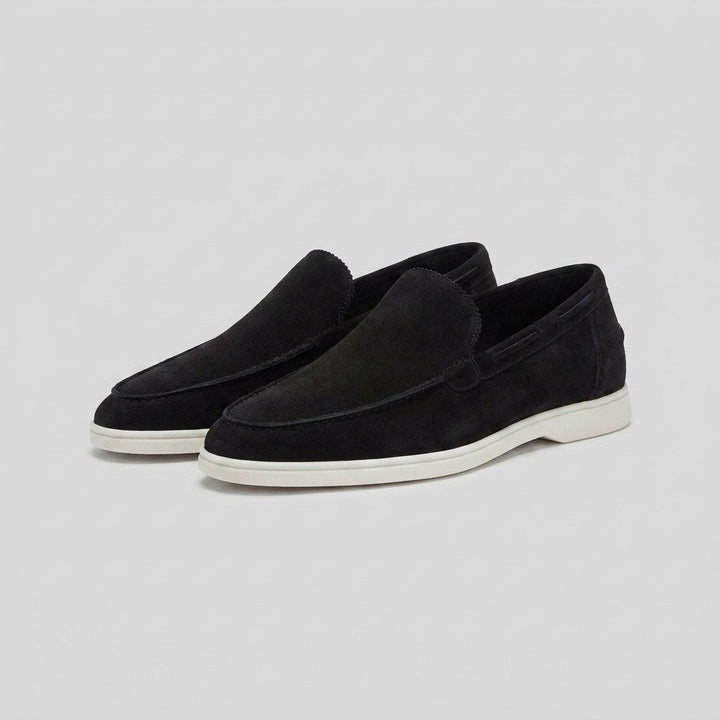 Maverick | Mens Loafers Frosted Suede, Slip-On Design