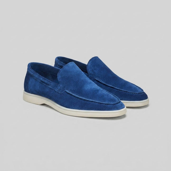 Maverick | Mens Loafers Frosted Suede, Slip-On Design