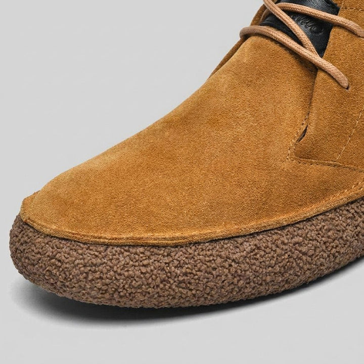 Milo | Mid-Top Loafers for Men, Suede-Like Surface, Textured Sole