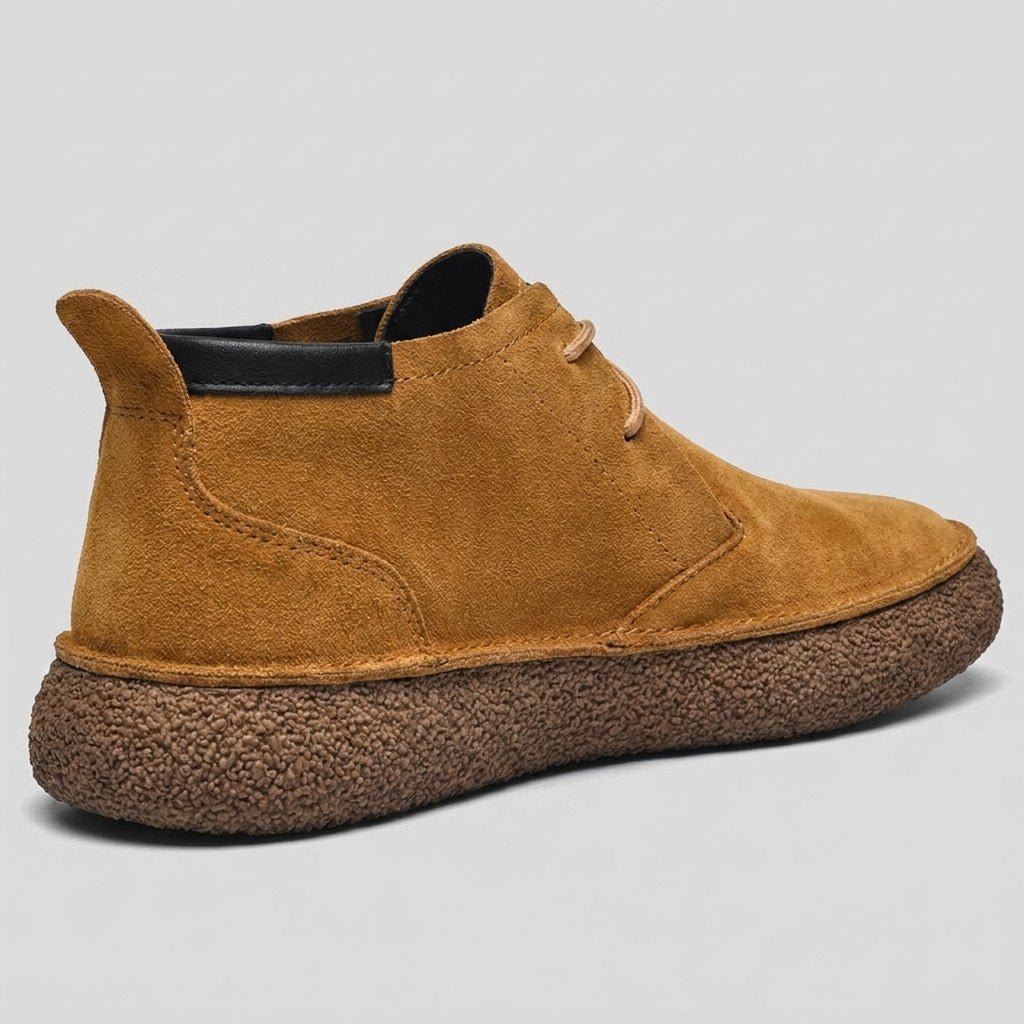 Milo | Mid-Top Loafers for Men, Suede-Like Surface, Textured Sole
