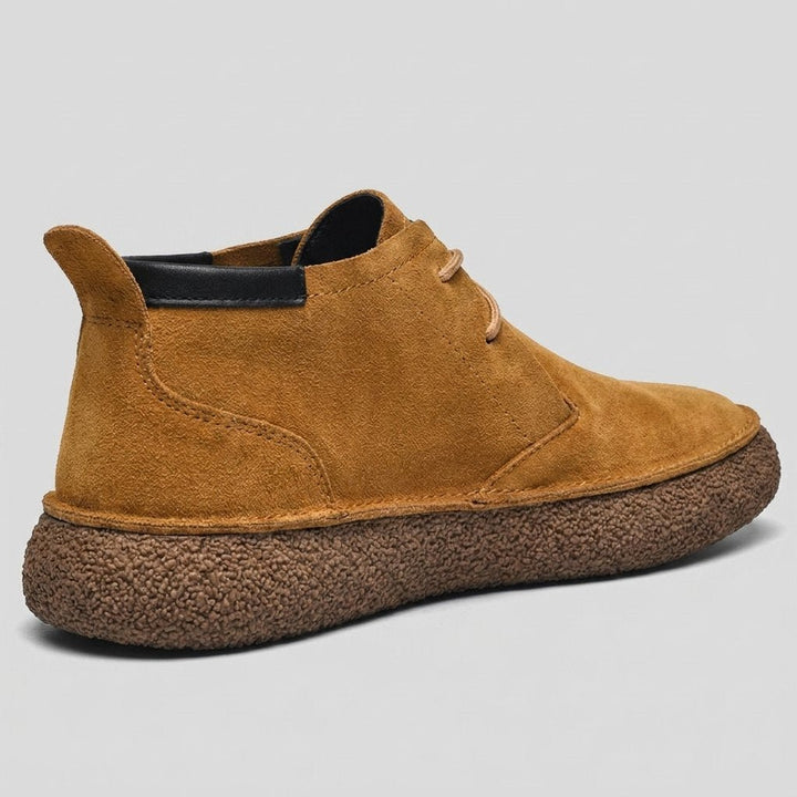 Milo | Mid-Top Loafers for Men, Suede-Like Surface, Textured Sole
