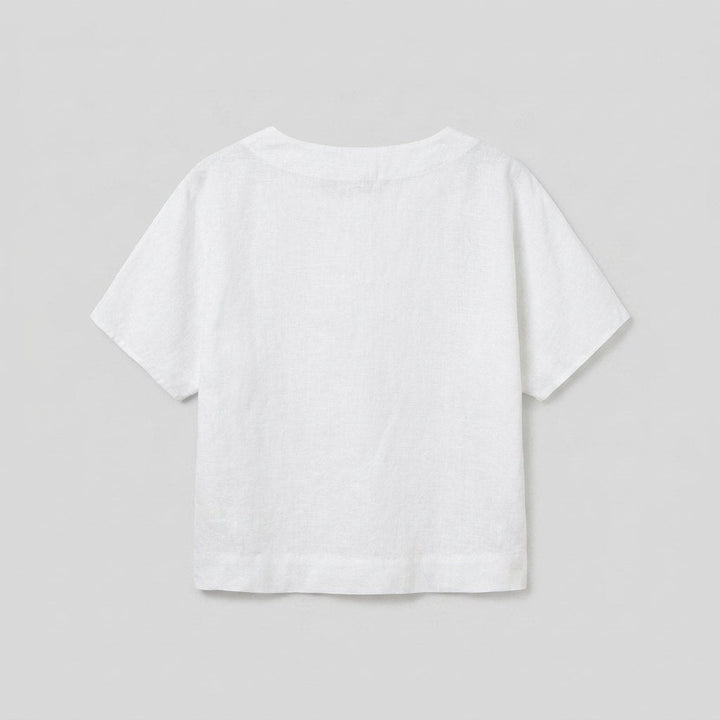 Mira | Women's Top Loose-Fit Linen, Breathable Design