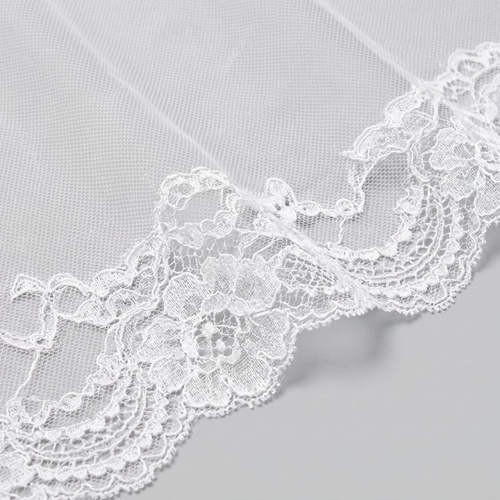 Mira Longline Bra | Lace, Supportive Tulle Lining