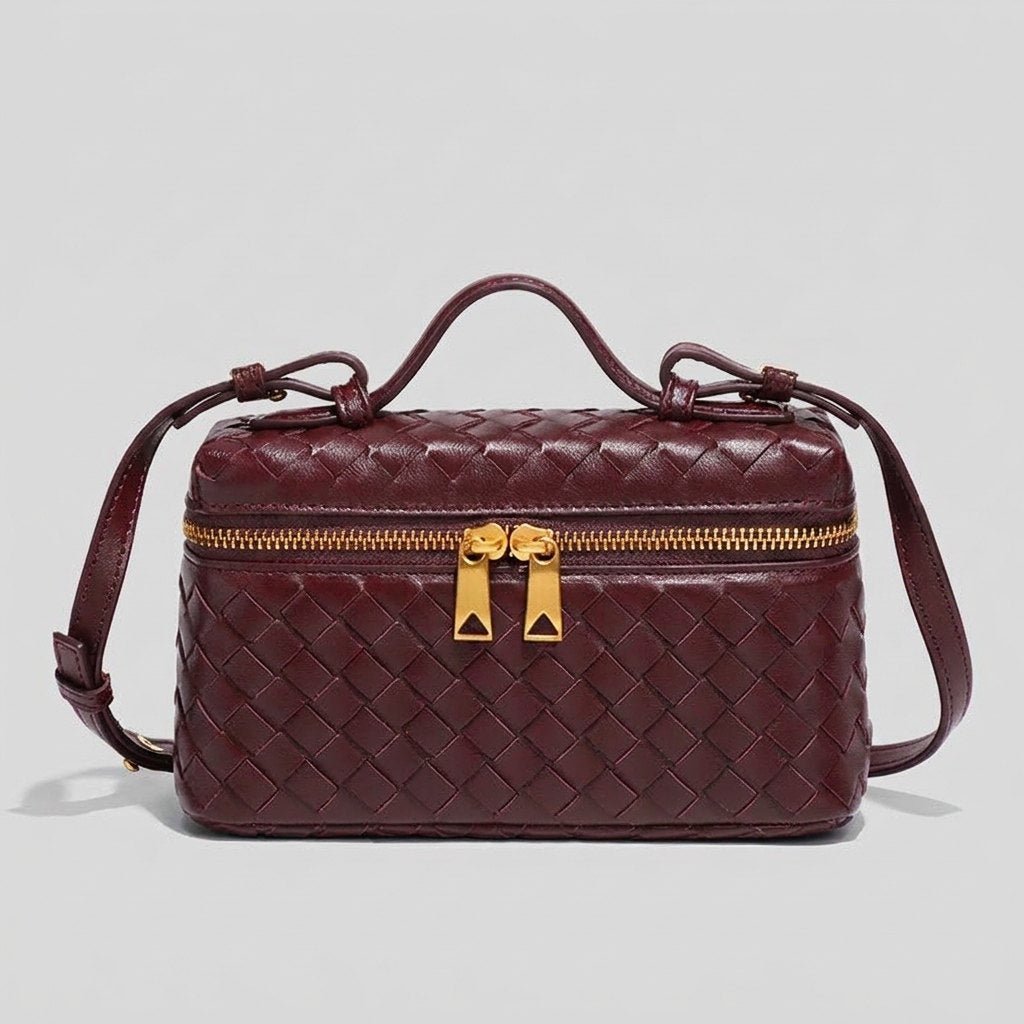 Mira mini handbag burgundy