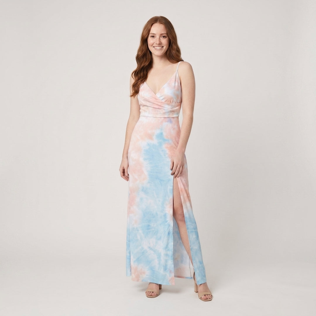 Oriana maxi dress pastel print