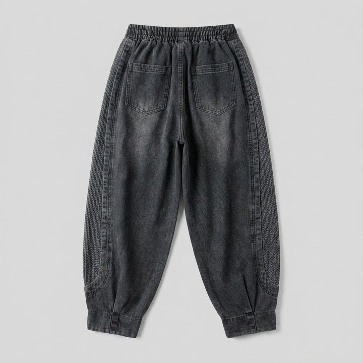 Palo | Denim Pants Plus Size, Stylish Patchwork Design