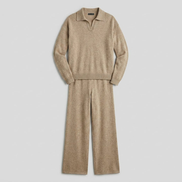 Panda | Knit Set Womens Premium Blend, Casual Two-Piece Set