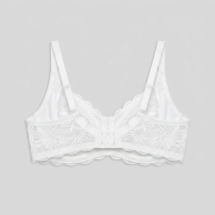Pera Lace Bra | Unlined, Full-Figure Support, Soft Lace Cups