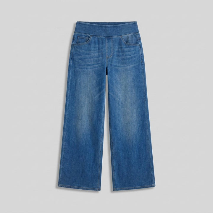 Polo Wide Leg Jeans | High Waisted Stretch Denim, Black