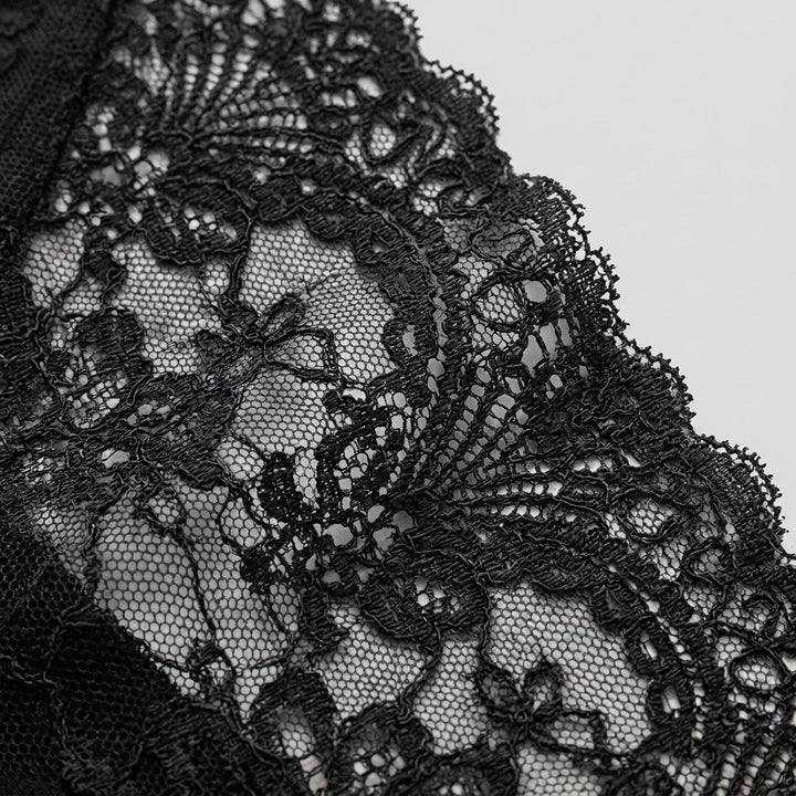 Poppy | Lace Bodysuit Deep-V Neck, Breathable Fabric, Tummy Control