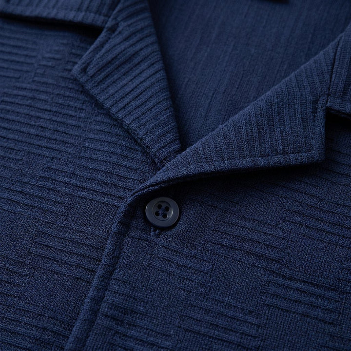 Relaxtic | Mens Shirt and Shorts Set Woven Material, Regular Fit