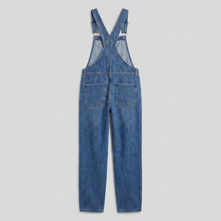 Relaxtic Women's Overalls | Adjustable Cotton Blend, Relaxed Fit, Full-Length