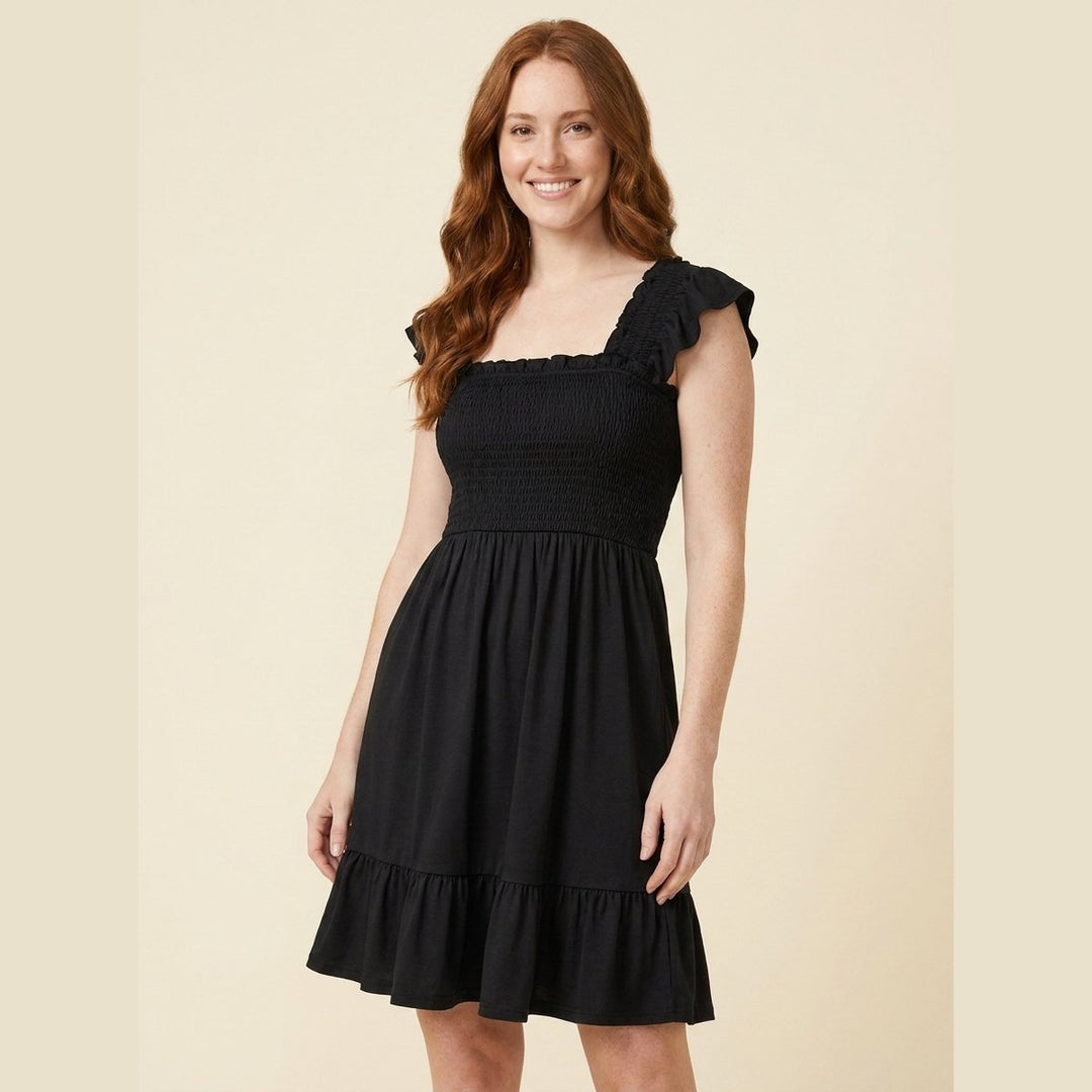 Rosa A-Line Dress black