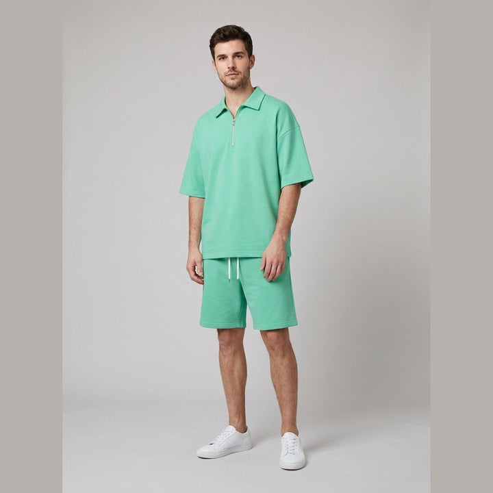 Rover | Lounge Set Relaxed Fit, Smooth Fabric, Zip-Collar
