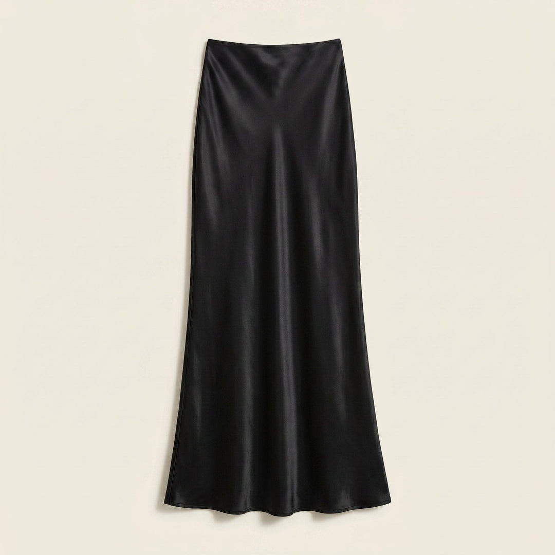 Satin Maxi Skirt | Elegant Design, Regular Fit for Women