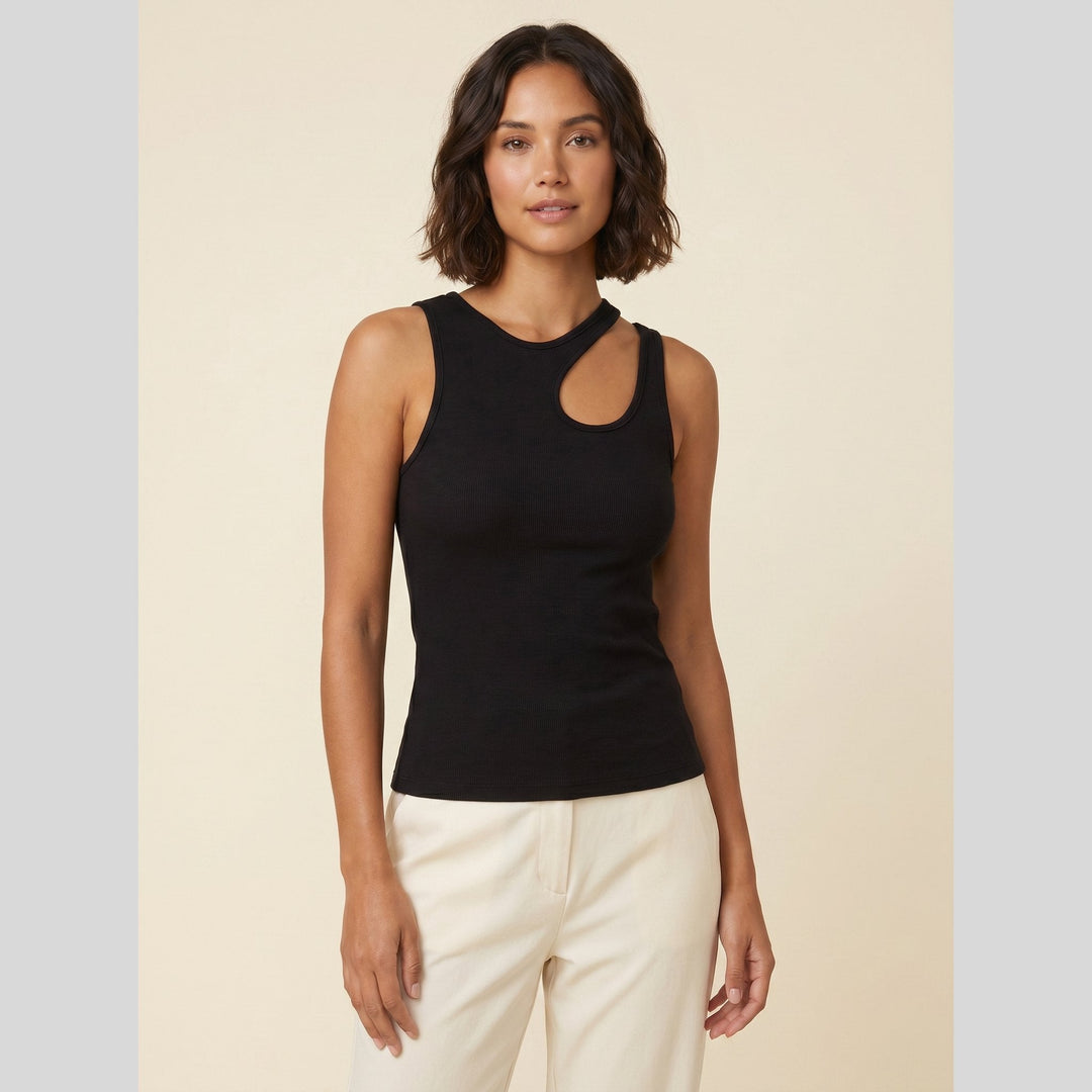 Sema cutout tank black front