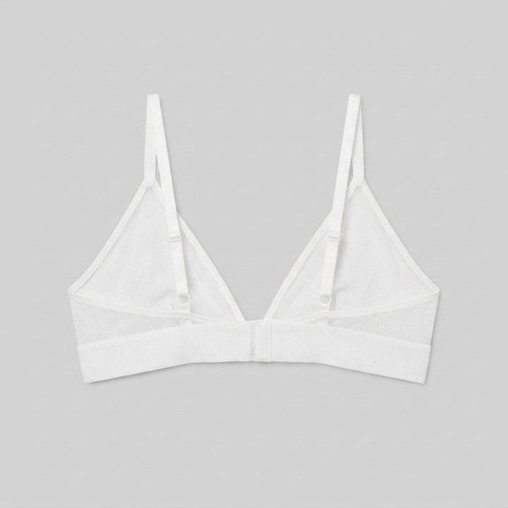 Sieve Triangle Bra | Sheer Belgian Power Micromesh, Wireless Design