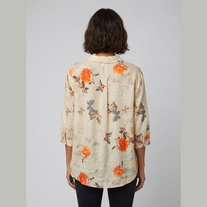 Sola | Blouse for Women Cotton, Peter Pan Collar, Loose Fit