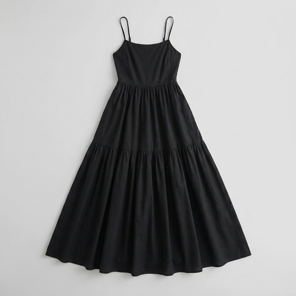 Sola | Maxi Dress Backless, Woven Fabric, Perfect for Summer Weddings