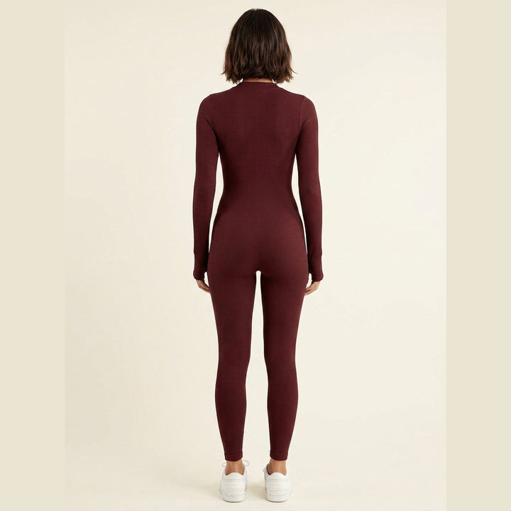Soleil | Jumpsuit Women Elegant, Body-Con Fit, Thumb Hole Design