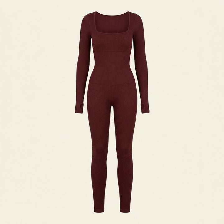 Soleil | Jumpsuit Women Elegant, Body-Con Fit, Thumb Hole Design
