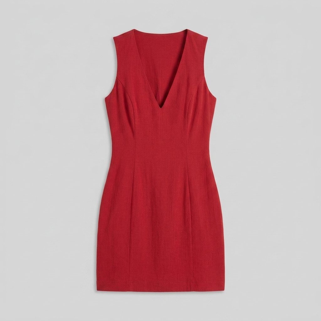 Sora | V-Neck Dress Sleeveless, Regular Fit, 100% Polyester Summer Dress