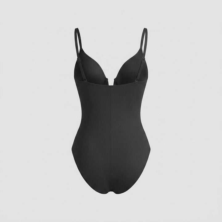 Svelte | One-Piece Swimsuit Tummy Control, Deep V-Neck, Chlorine-Resistant