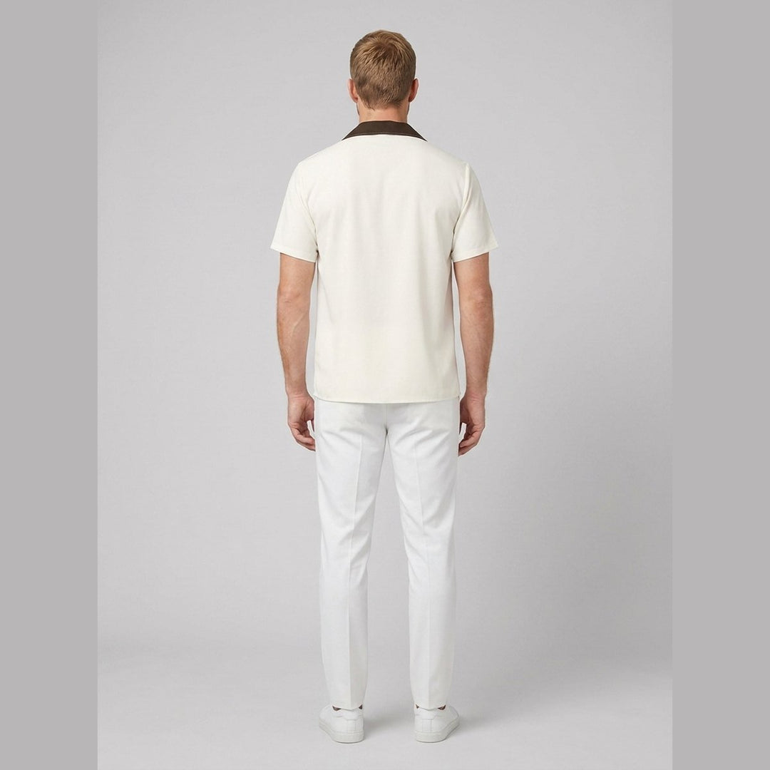 Tango | Men's Shirt Tall Fit, Lightweight Polyester, Camp Collar