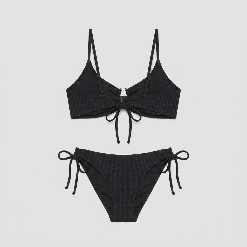 Tera Bikini Set | Textured Quick-Dry, Adjustable Fit