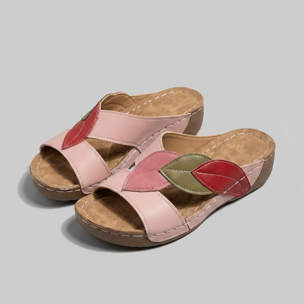 Thea pink orthopedic sandals