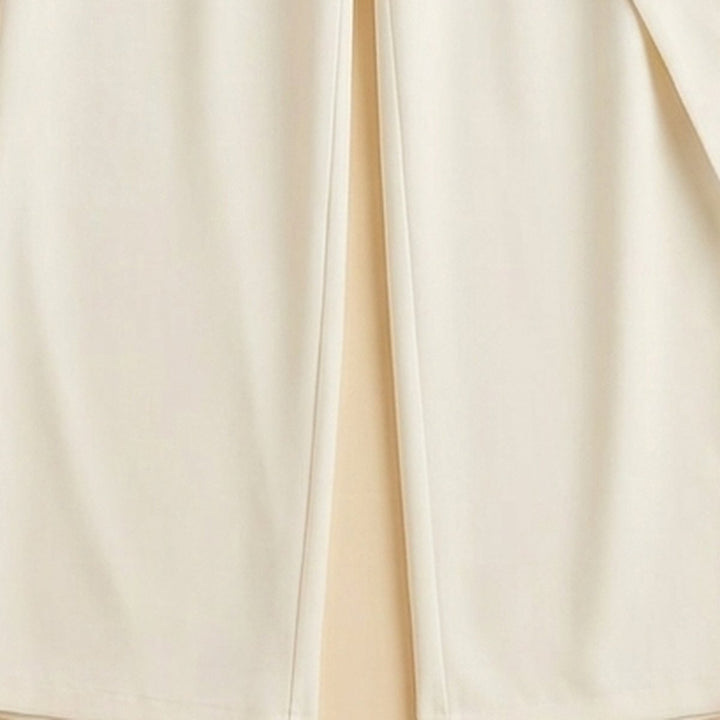 Tina | Asymmetrical Pants Tie Front, Straight Leg