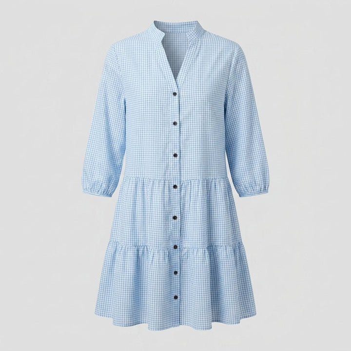 Tula Checkered Dress | Lightweight, Flowing Summer Dress for Women
