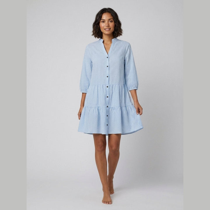 Tula Checkered Dress | Lightweight, Flowing Summer Dress for Women