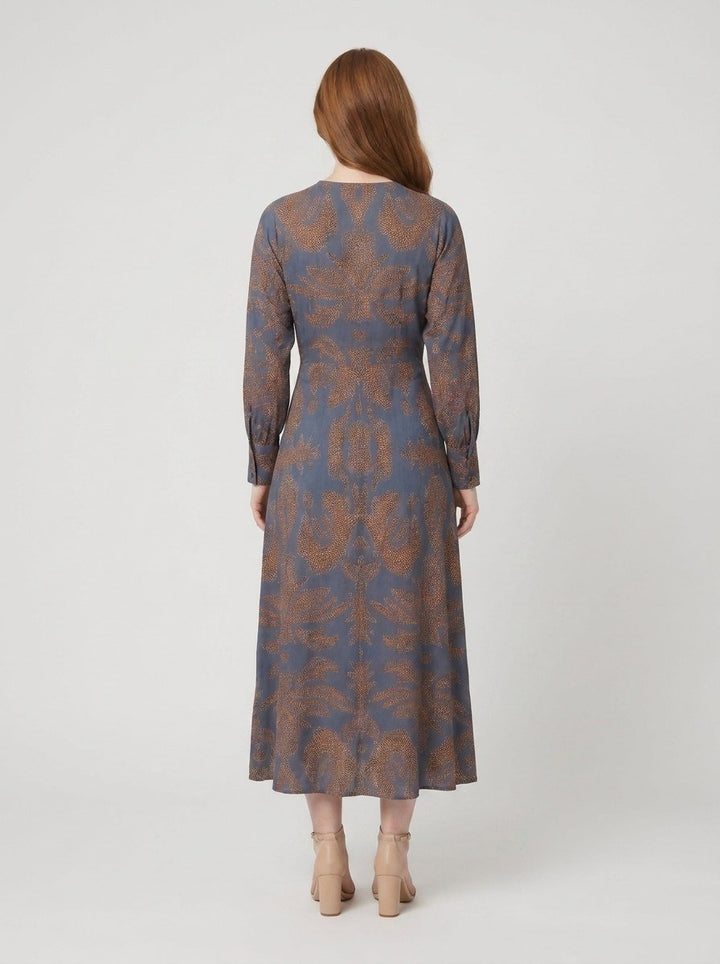 Violet | Women’s Wedding Guest A-Line Maxi Dress