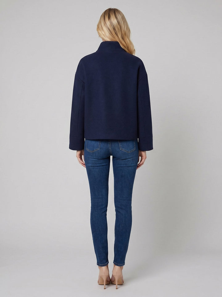 Virellea | Jacket Soft Wool-Blend, Boxy Silhouette