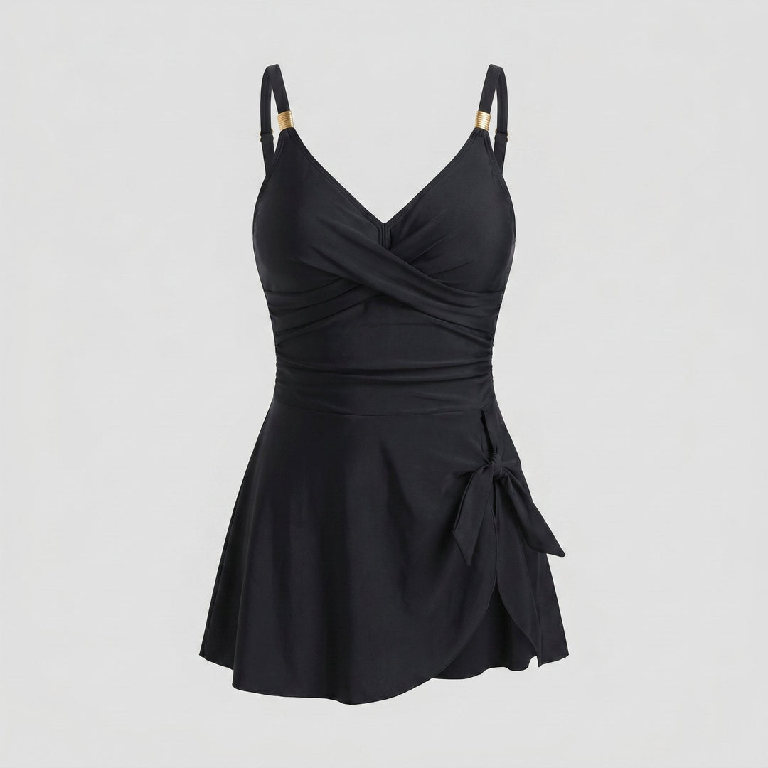 Waves swimdress black