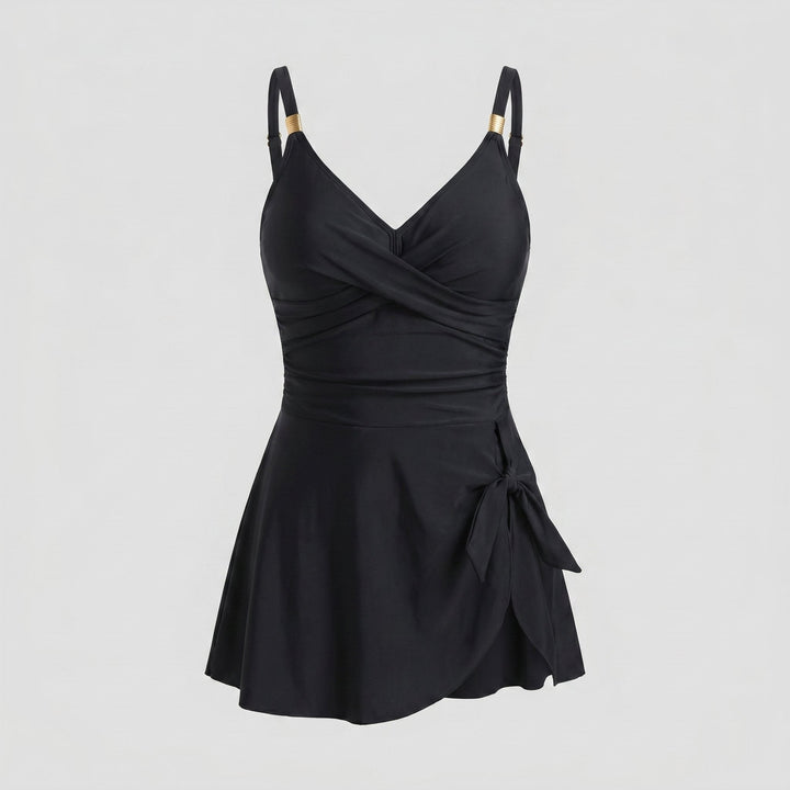 Waves swimdress black